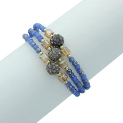 Cheyenne Crystal Wrap Bracelet