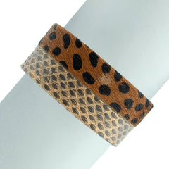 Scarlett Animal Print Cuff Bracelet
