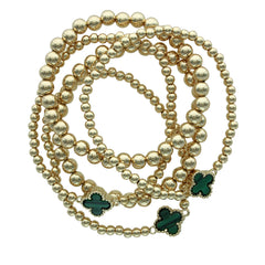 Clover Stack Bracelet