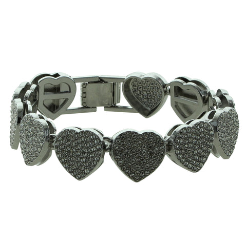 Icy Heart Bracelet