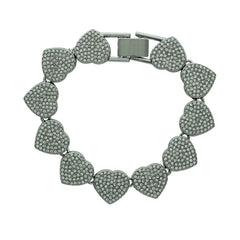 Icy Heart Bracelet