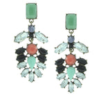 Lindsay Jeweled Chandelier Earrings