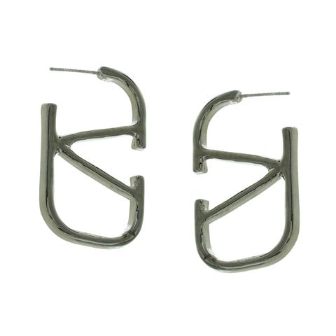 V Drop Earrings