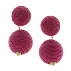 Gaby Raffia Earrings