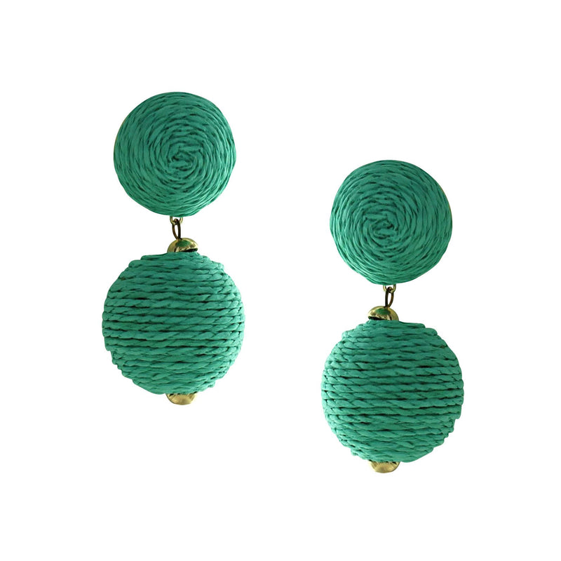 Gaby Raffia Earrings