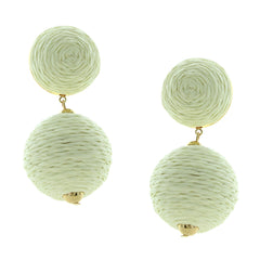 Gaby Raffia Earrings