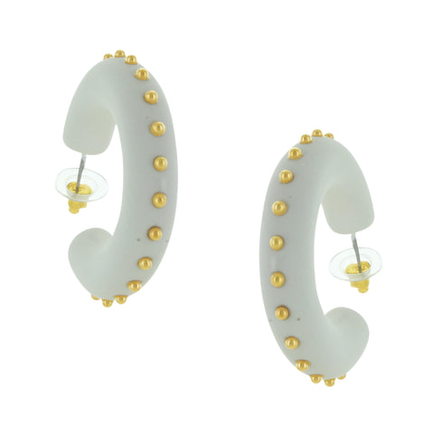 Noel Studded Hoops