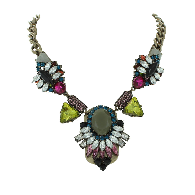 Emma Jeweled Statement Necklace