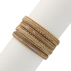 Braids and Beads Bracelet