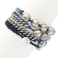 Multi-Strand Beaded Wrap Bracelet