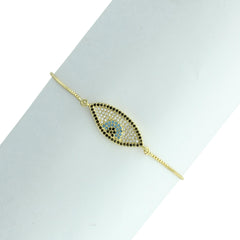 Deena Crystal Eye Bracelet