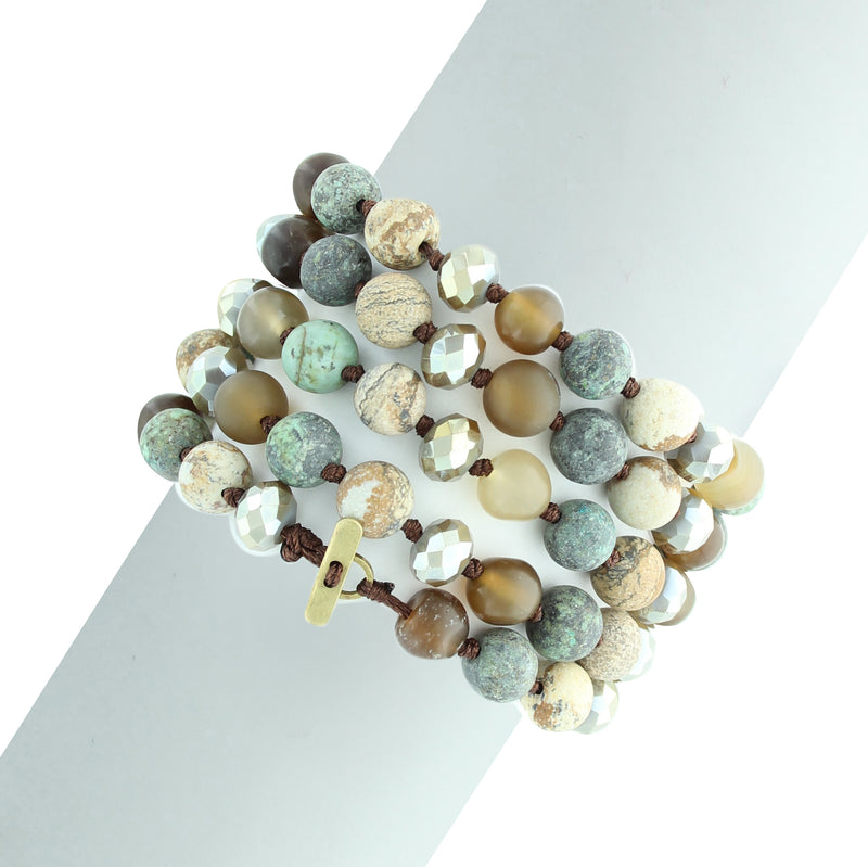 Effia Patina Wrap Bracelet