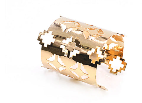 Ardiana Geometric Cuff Bracelet