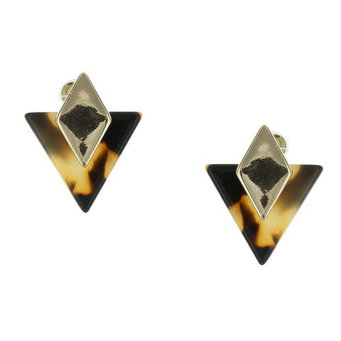 Rianne Diamond Shape Stud Earrings