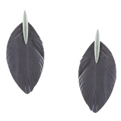 Blake Feather Drop Earrings