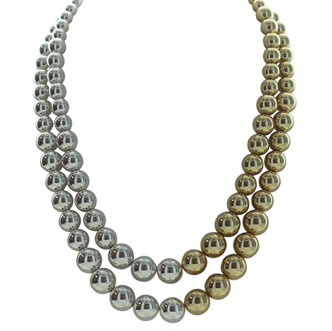 Callie Double Strand Beaded Necklace
