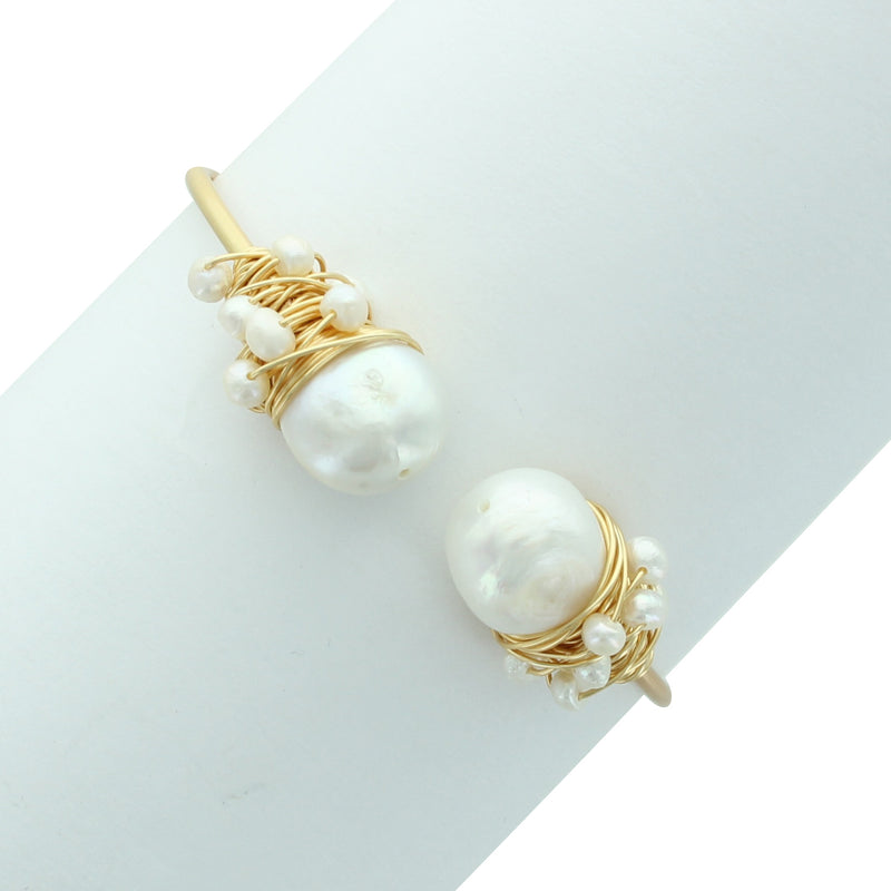 Keira Pearl Cuff Bracelet