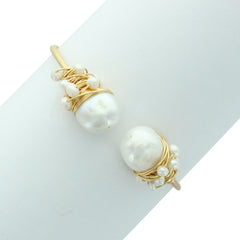 Keira Pearl Cuff Bracelet