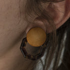 Becca Resin Wood Earrings