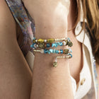 Tessa Mixed Stone Wrap Bracelet