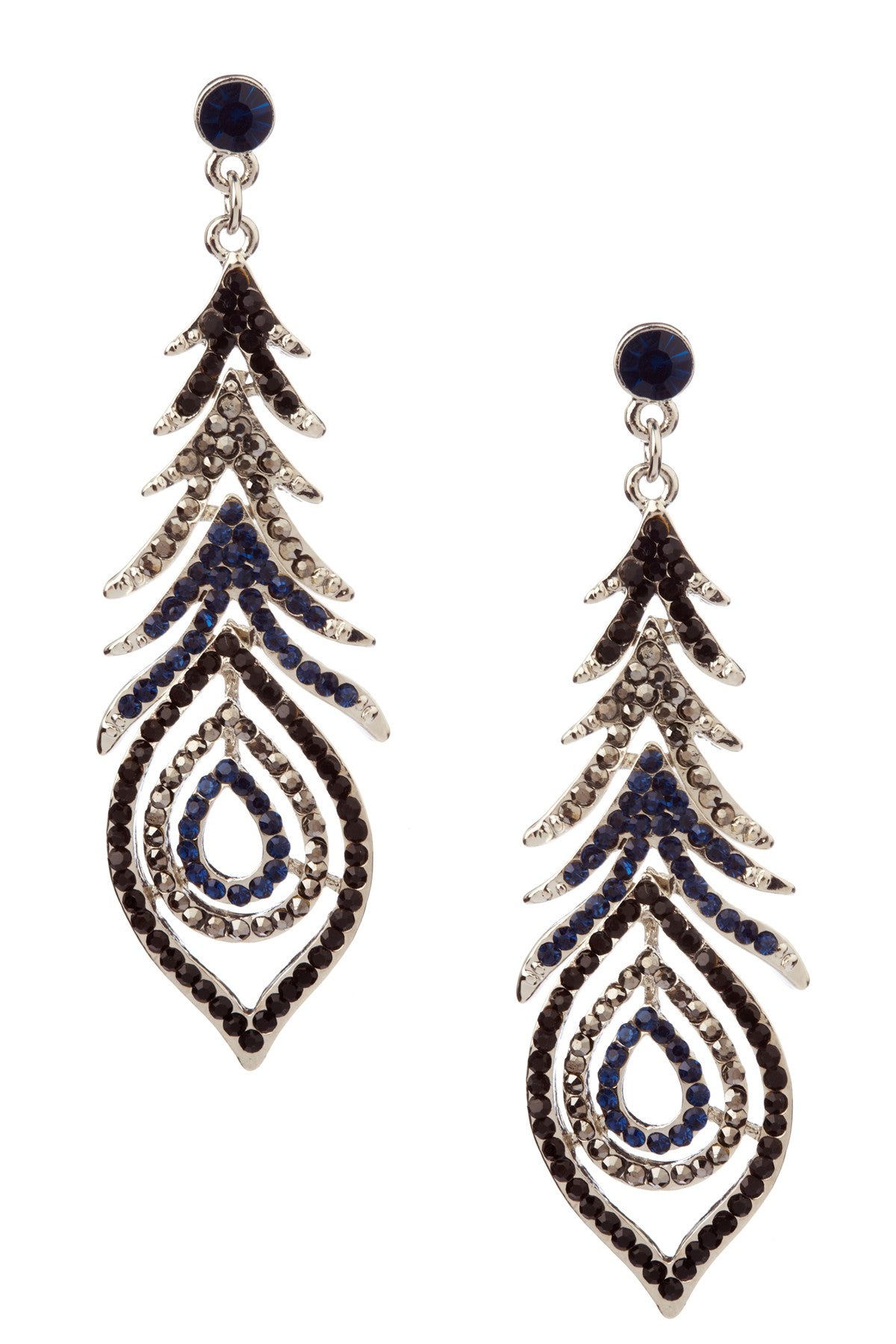 Handpainted Traditional Meenakari Jhumka Earrings, Peacock pattern earrings  with Multi colour dangling beads (Sky Blue Colour)