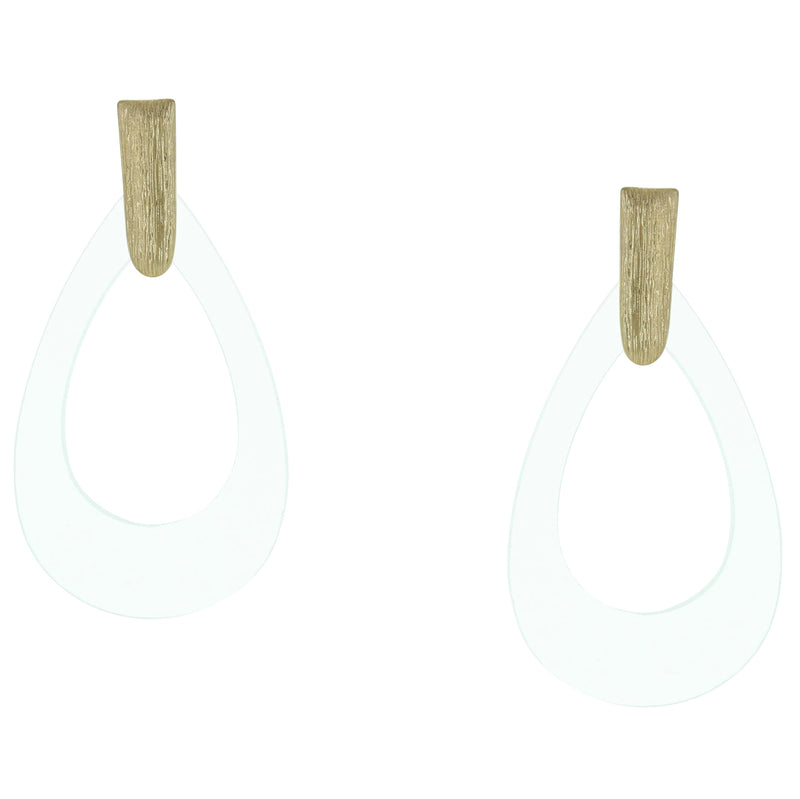 Susie Resin Teardrop Earrings