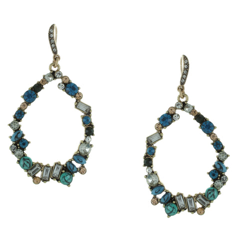 Selia Multi-Stone Drop Earrings