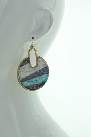 Tia Multi-Color Drop Earrings