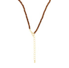 Glenna Seed Bead Tassel Necklace