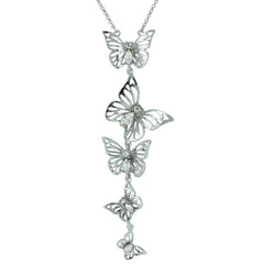 Farfalle Butterfly Pendant Necklace