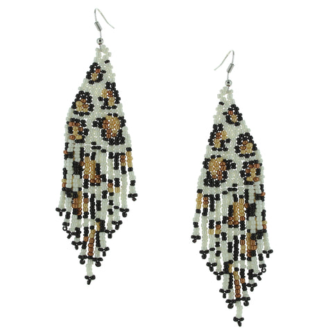 Tamara Seed Bead Tassel Earrings