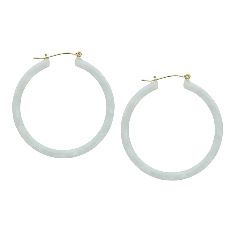 Gemma Speckled Hoop Earrings