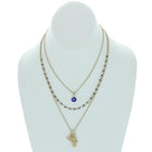 Riva Multi-Strand Charm Necklace